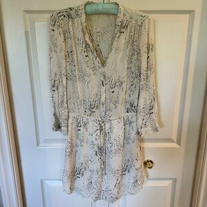 Aritzia Babaton Silk Patterned Dress